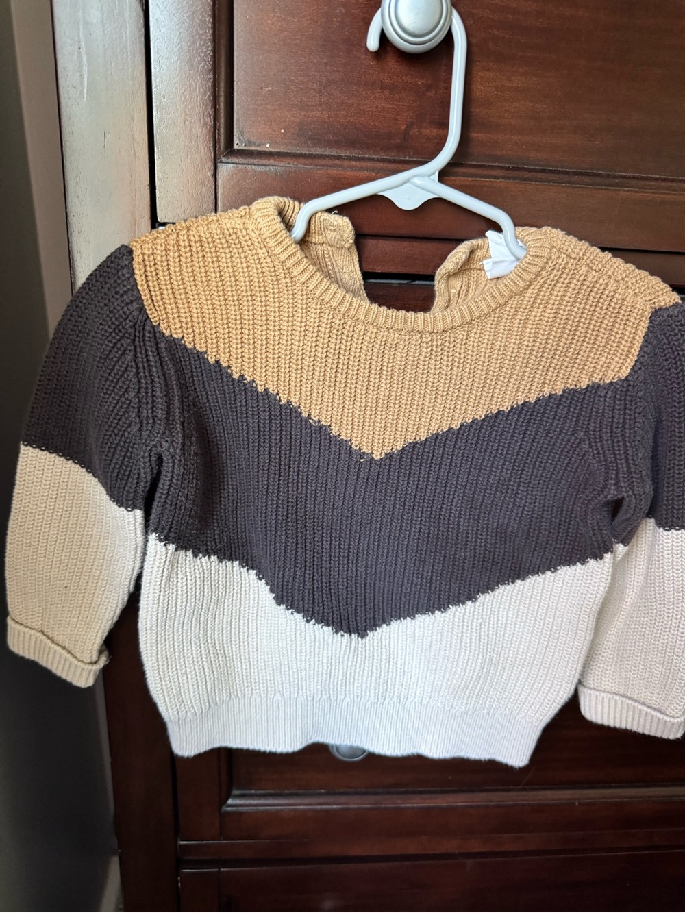Hm Baby 12-18m color block sweater